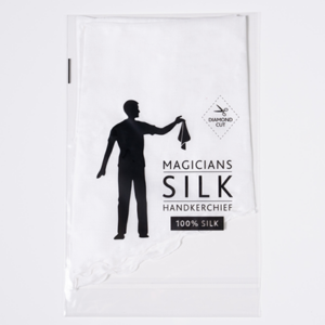 PRO SILK DIAMOND CUT WHITE 12″ by Murphy’s Magic - magic tricks