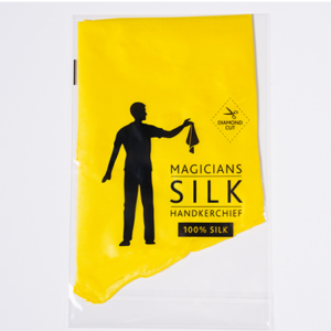PRO SILK DIAMOND CUT YELLOW 12″ by Murphy’s Magic - magic tricks