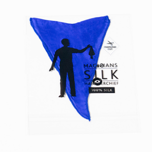 PRO SILK DIAMOND CUT BLUE 12″ by Murphy’s Magic - magic tricks