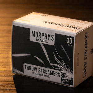 Throw Streamers 12 pk. (White / 30 Head) by Murphy’s Magic - magic tricks