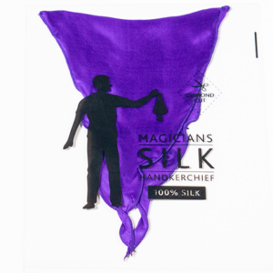 PRO SILK DIAMOND CUT PURPLE 6″ by Murphy’s Magic - magic tricks
