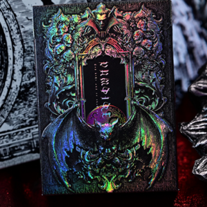 Trinity of Night – Vampire HOLO Playing Cards by Evokad - magic tricks