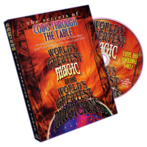 World’s Greatest Magic: Coins Through Table – DVD - magic tricks
