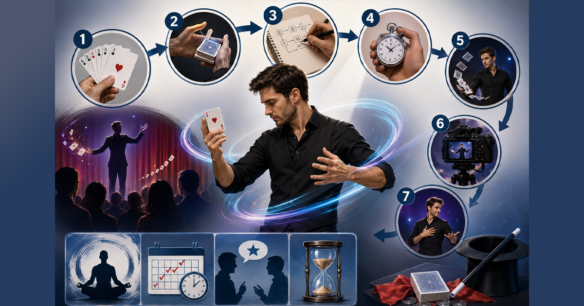 Routining Several Tricks Together - magic tricks
