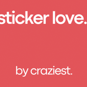 Sticker Love by Craziest - magic tricks