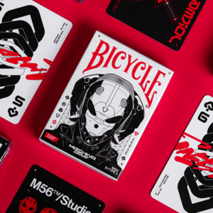 Bicycle Machine56 R-TYPE/3 White Playing Cards by RunIt Decks - magic tricks