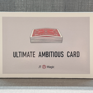 Ultimate Ambitious Card by JT (Red) - magic tricks