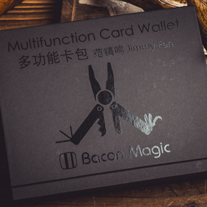 Multifunction Card Wallet by Jimmy Fan & Bacon Magic - magic tricks