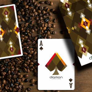 Diamon Playing Cards N° 27 Dark Roast by Dutch Card House Company - magic tricks