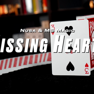 Missing Hearts (Red) by Nusa & MS Magic - magic tricks