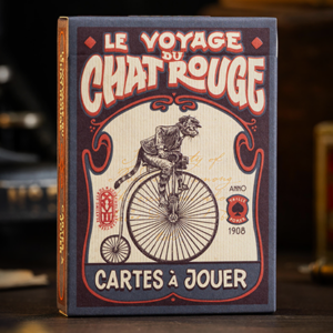 Le Voyage Du Chat Rouge Playing Cards by Stockholm17 - magic tricks