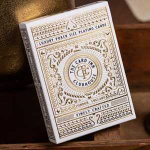 TCI Clubhouse (White) Playing Cards - magic tricks