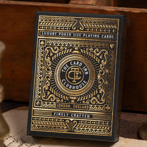 TCI Clubhouse (Black) Playing Cards - magic tricks