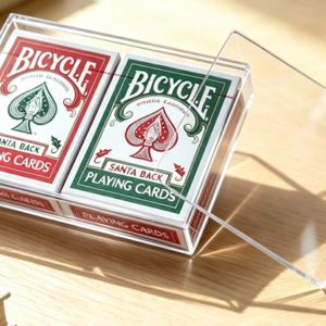 Plexiglass Card Case (2 Deck Case) by MS Magic