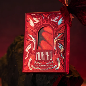 Morpho V2 (Carmine / Red) Playing Cards by TCC Fashion