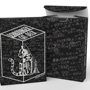 Schrodinger's Cat: Quantum Gilded Dead Black Playing Cards