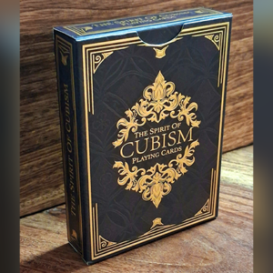 The Spirit of Cubism (Dark Black) Playing Cards