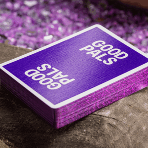 GILDED Good Pals Purple Foil Logo Playing Cards